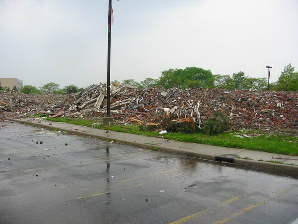 Northland Inn - 2002 Demolition (newer photo)